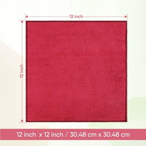 HOMEXCEL Washcloths 12PK, Ultra Soft&Highly Absorbent Face Towels, 12X12 in - Image 2