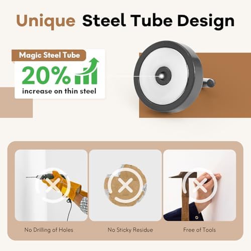 Neosmuk Magnetic Hooks Steel Tube Design - Image 3