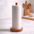 Acacia Wood Paper Towel Holder Stand – Wooden Kitchen Paper Towel Holder by CHAUNCEYHOME