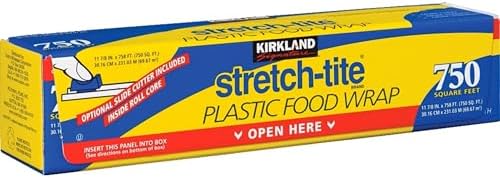 Kirkland Signature Stretch Tite Plastic Food Wrap Single pack by KIRKLAND