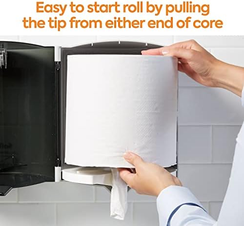 Coastwide Professional Recycled Centerpull Paper Towels, 600 Sheets/Roll - Image 5