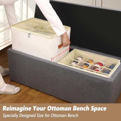 Patinao 2 Pack Flexible Dividers Shoe Storage Box Organizer Bins - Image 6