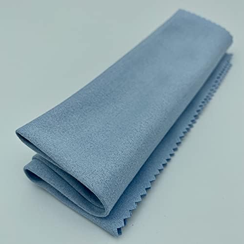 AAwipes Guitar Cloths Microfiber Blue 6pcs 12"x12" Plush Polishing Cloths - Image 6