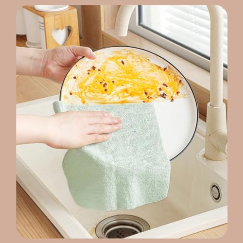 Microfiber Cleaning Cloths, Reusable Cleaning Towels in Box, Microfiber Lint - Image 4