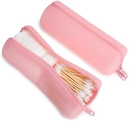 Cotton Round Swab Travel Case, 2-in-1 Beauty Organizer - Image 2