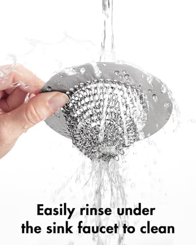 2 Pack Reversible Kitchen Sink Drain Strainer, Anti-Clog Flat Edge Design - Image 6