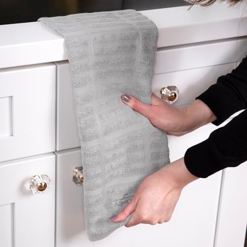 All-Clad Solid & Coordinate Kitchen Towels: Highly Absorbent, Super Soft Long - Image 4