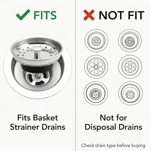 Kingrol 4 Pack Kitchen Sink Strainer Baskets - Image 2