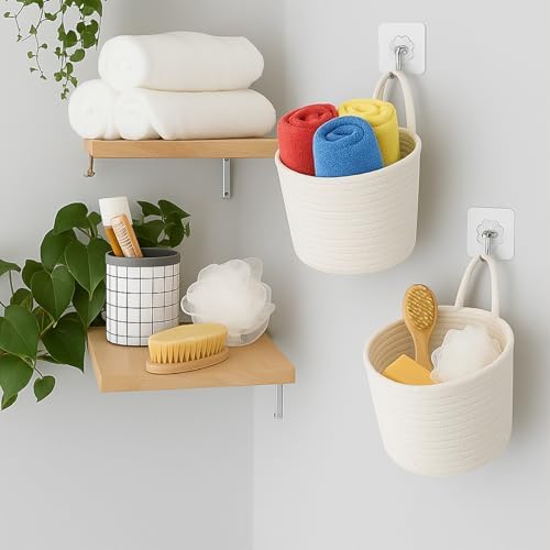 ShellKingdom Hanging Baskets, Boho Pouchs Bag Organizers - Image 6
