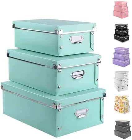 XUCHUN 3 Pack/Set Plastic Storage Box by XUCHUN