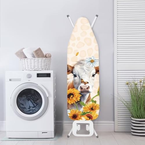 DISNIMO Sunflower Cow Ironing Board Cover and Pad-Ironing Board Cover - Image 4