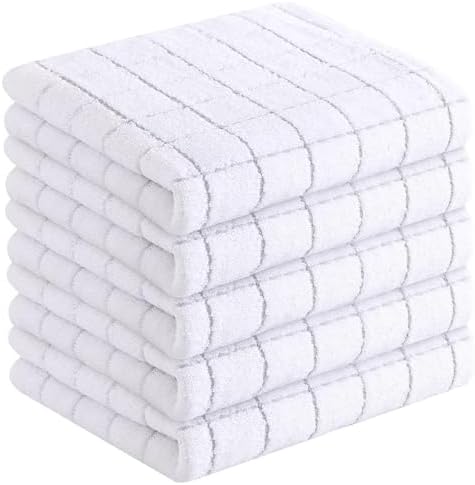 Homaxy 100% Cotton Terry Kitchen Towels, 5 Pack by Homaxy