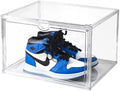 Clear Shoe Organizer, Stackable Shoe Display Case, Shoe Box Storage Bins by UniHIMO