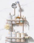 YASONIC Never Rust Shower Caddy Hanging, Aluminum Shower Racks by YASONIC