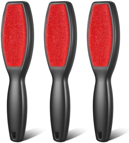 3 Pack Lint Brushes for Clothes, Double-Sided Lint Remover Brush, Reusable Pet by Unknown