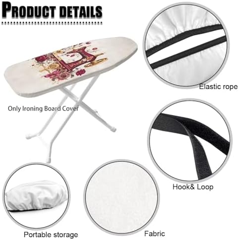 Sewing Print Ironing Board Covers Small Table Top Ironing Board Protector - Image 6