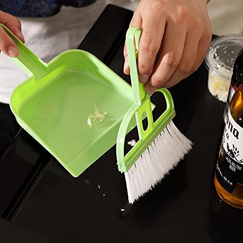 Lamoutor 3 Pack Mini Hand Broom and Dustpan Set Small Dust Pans - Image 6