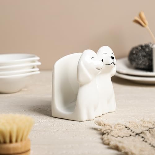 Ceramic Couple Dogs Sponge Holder - Image 5