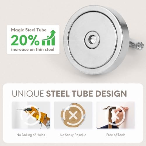 Neosmuk Magnetic Hooks Steel Tube Design - Image 3