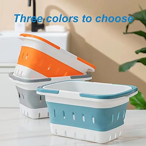 Portable Shower Caddy Tote, Plastic Storage Collapsible Caddy Basket - Image 6