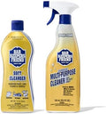 Bar Keepers Friend Soft Cleanser 13 oz + Spray & Foam Multipurpose MORE Spray by BarKeepersFriend