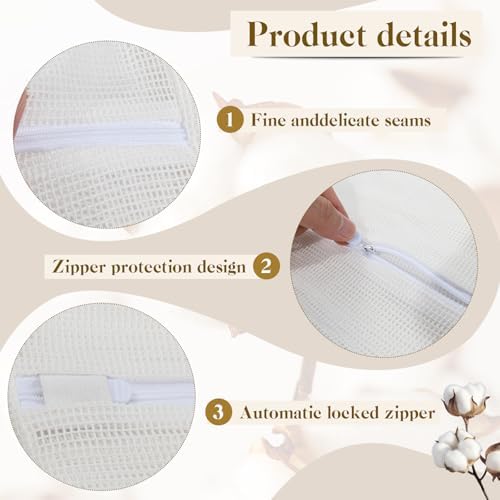 5-Piece Organic Cotton Laundry Bags - Image 4