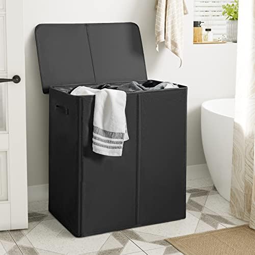 WOWLIVE 154L Double Laundry Hamper 2 Section - Image 2