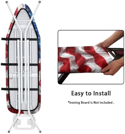GLENLCWE American Flag Print Ironing Board Cover, Patriotic Ironing Board Cover - Image 4