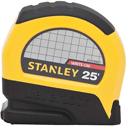 Stanley 30-825 25-Foot-by-1-Inch LeverLock Tape Rule by STANLEY
