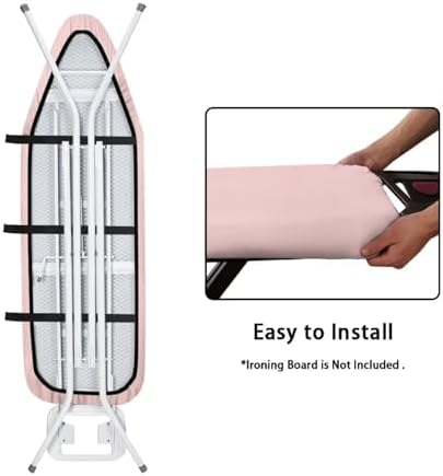 Meat Pink Ironing Board Cover and Pad Soft Cover - Image 4