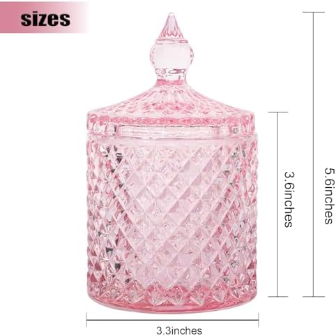 2 Pack Qtip Holder Apothecary Jars - Image 4