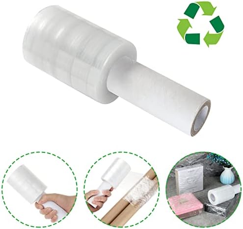 6 Pack 80 Gauge Stretch Wrap Film, 4 in x 1000 ft - Image 5