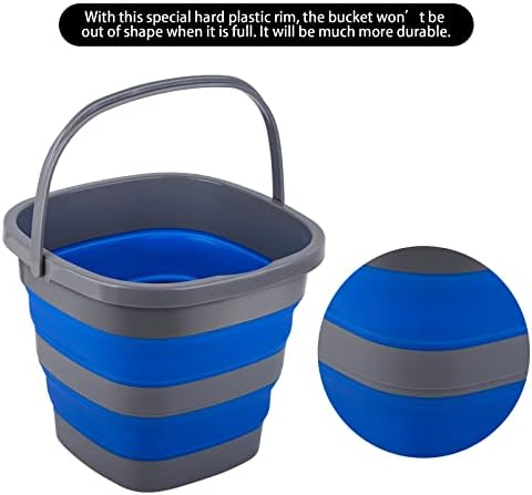 2 Pack Collapsible Plastic Bucket - Image 4
