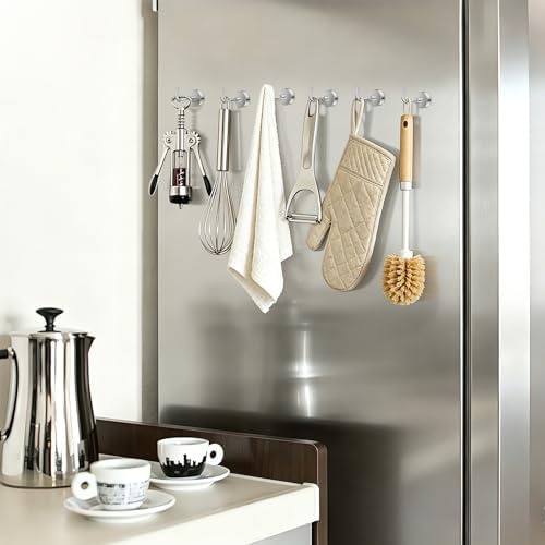 6Pack Heavy Duty Magnetic Hooks, Strong Neodymium Magnetic Hangers - Image 5