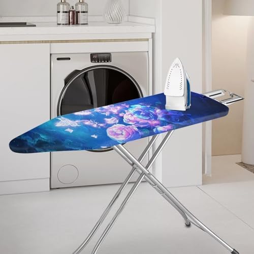 Blue Bling Butterfly Ironing Board Cover - Image 2