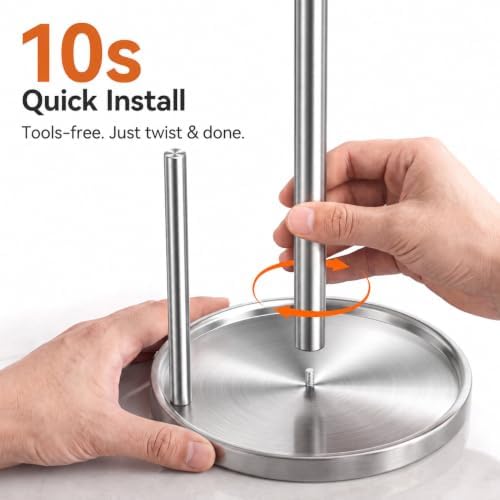 Paper Towel Holder Stainless Steel - Image 4