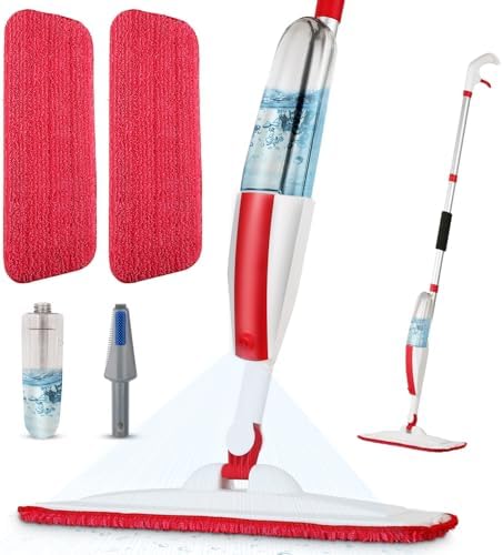 Wet Spray Mop for Floor Cleaning by PANDAGRIP
