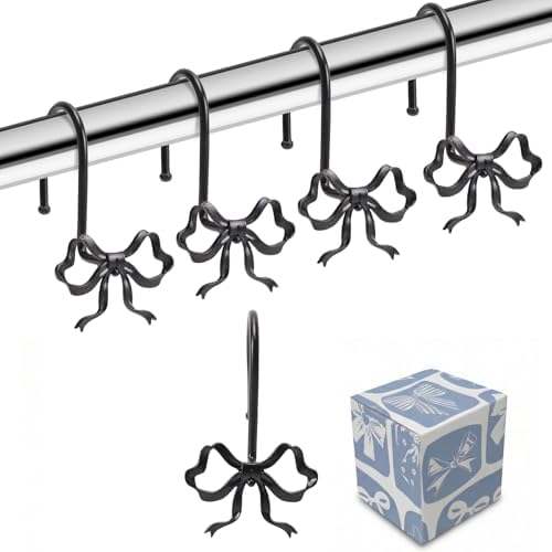 Bow Shower Curtain Hooks by YanKiTour