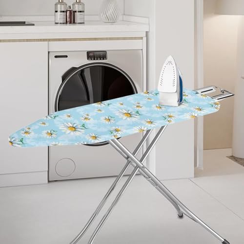 Blue Daisy Ironing Board Covers Standard Washable Ironing Board Protector Home - Image 2