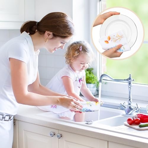 36 Pack Reusable Cloth Kitchen Paper Towels, Christian Style - Image 5