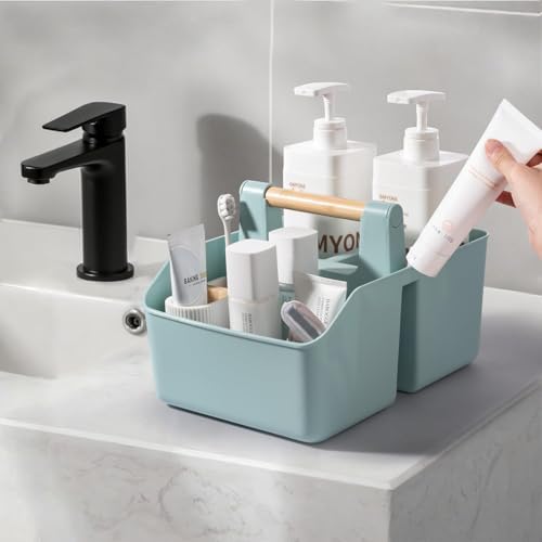 rejomiik Plastic Shower Caddy, Portable Basket - Image 2