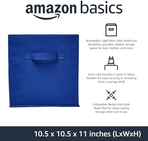 Amazon Basics Collapsible Fabric Storage Bins - Image 2