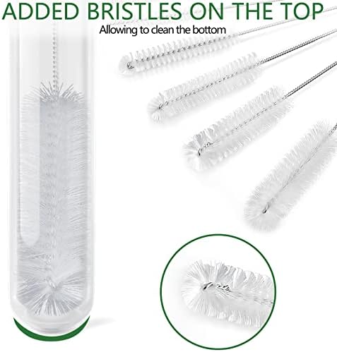 CiaraQ Bottle Cleaning Brushes, 8 Inch Nylon Tube Brush Set - Image 5