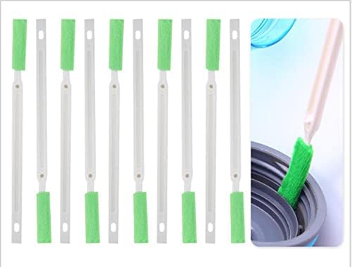 Crevice Cleaning Brushes Tool kit Small Brush Disposable Toilet Brush Deep by JWCE.