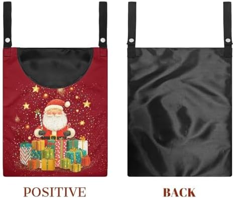 Christmas Santa Claus Clothespin Organizer Bag Shell Beach Clothespin Bags - Image 7
