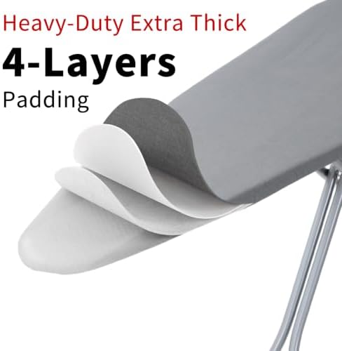 Ironing Board with Heat Resistant Cover and Thicken Felt Pad - Image 3