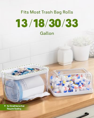 Kaen 3 in 1 Trash Bag Dispenser Under Sink Dishwasher Pod Organizer - Image 5