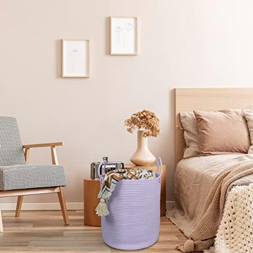 XUANGUO Rope Laundry Basket Hamper - Image 5