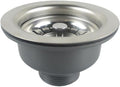 4-1/2‘’ Bowl Type Stainless Steel Sink Strainer Drain Kit by HOME