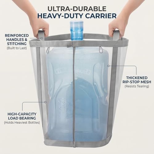 Wall-Mounted Foldable Laundry Basket, 41L Mesh Hamper - Image 4